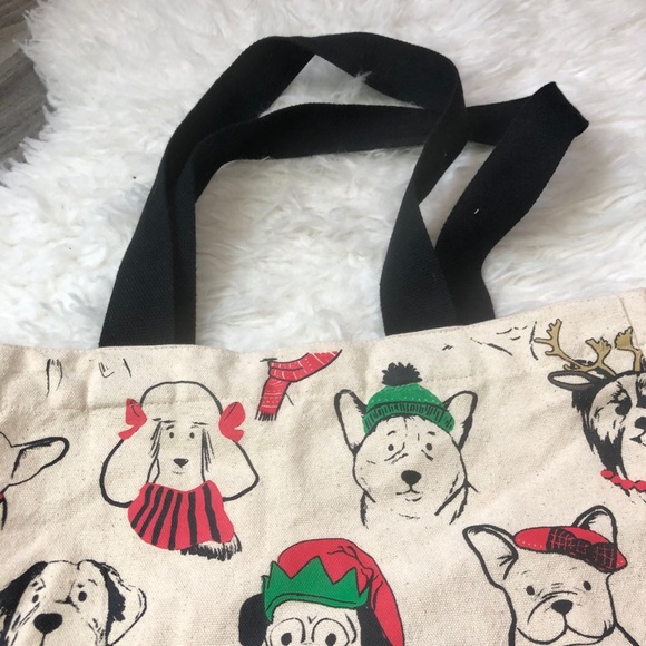 3/$25 Canvas dog Christmas bag - Picture 4 of 5